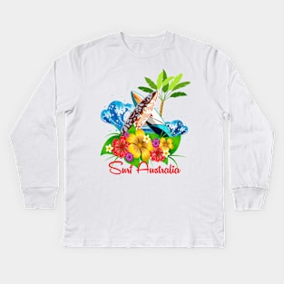 Surf Australia Kids Long Sleeve T-Shirt